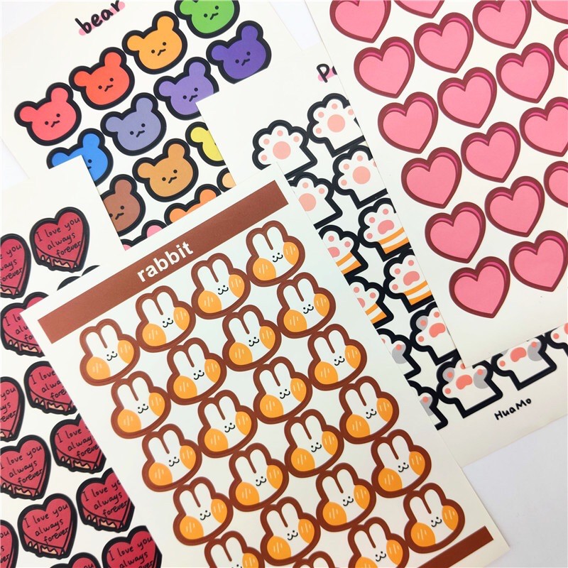 Sticker giấy huamo loại 1 tấm mã HM0