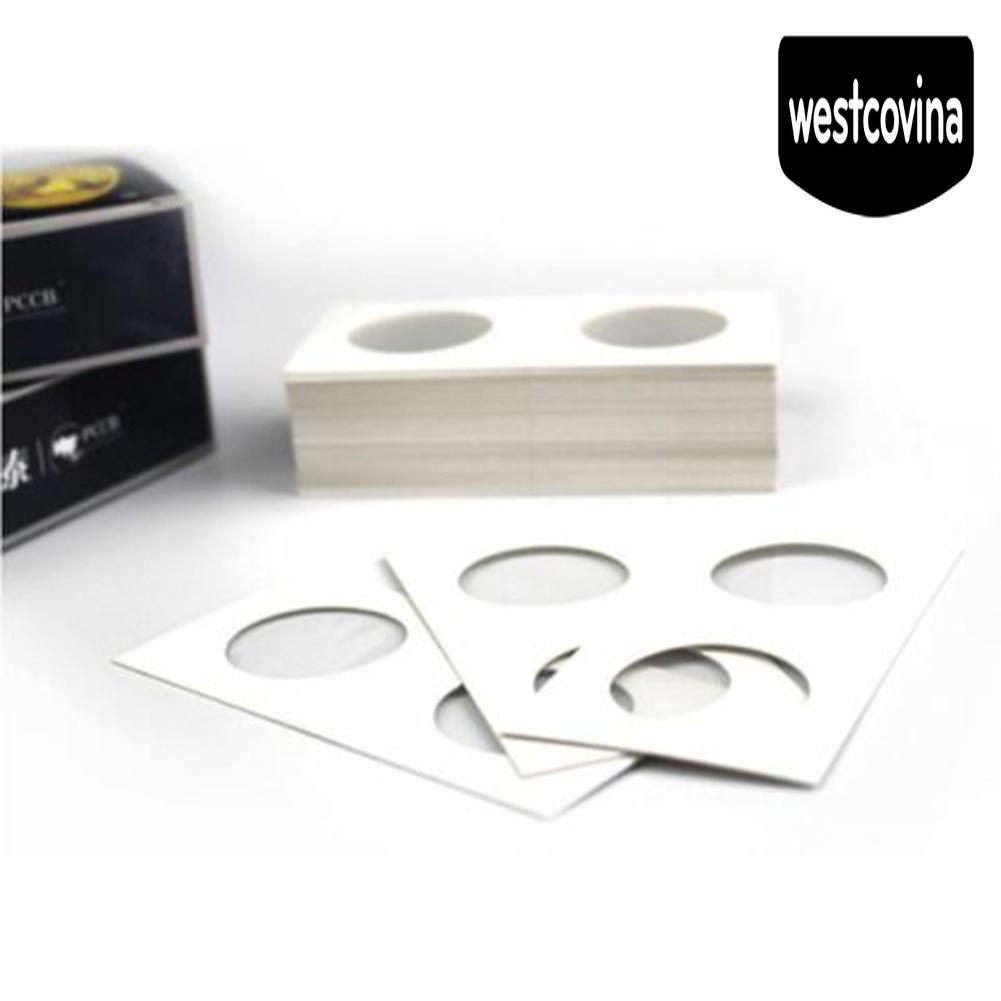 [Hot]☀ Bộ 100 Đế Giấy Các Tông Cho Đồng Xu 20.5 / 23 / 25 / 27.5 / 31.5 / 35mm