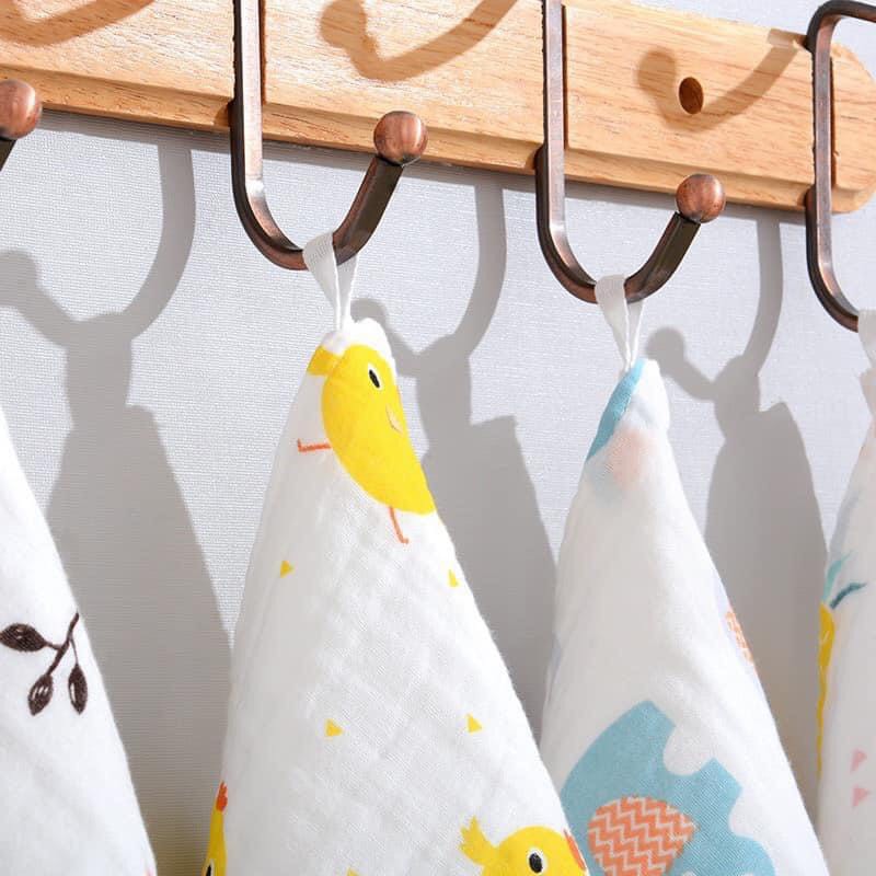 KHĂN MẶT COTTON 6 LỚP, ORGANIC, 2 LỚP/ KHĂNG RỬA MẶT ĐA NĂNG