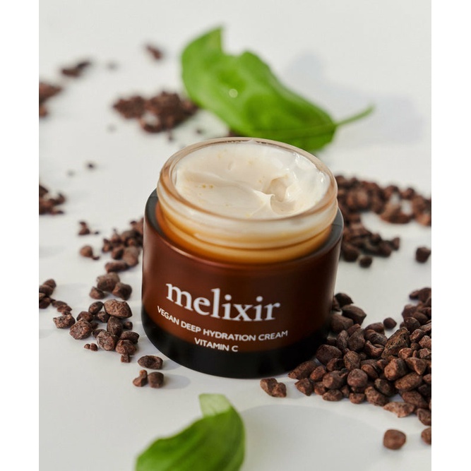 Kem dưỡng trắng thuần chay MELIXIR VEGAN DEEP HYDRATION CREAM VITAMIN C