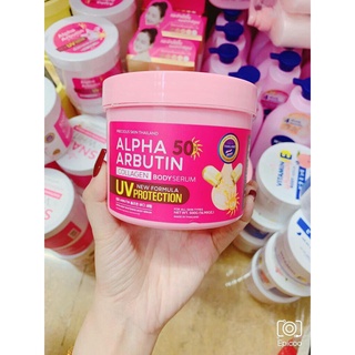 Sữa dưỡng thể alpha aputin hũ 500ml