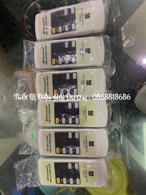 Điều khiển từ xa sử dụng cho quạt trần 5 cánh Vinawind QT
