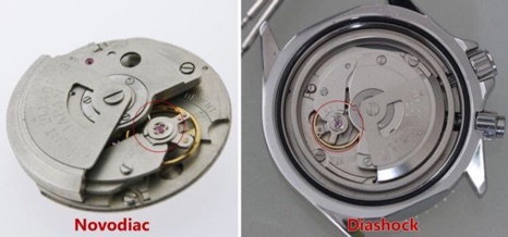 Vành Tóc Tàu lắp các đồng hồ cơ