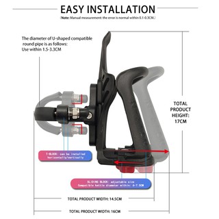 Giá đỡ bình nước trên xe đạp , xe máy