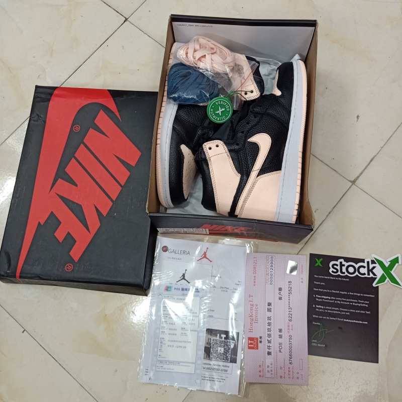 Giày Jordan 1 Cổ Cao Hồng Phấn | BigBuy360 - bigbuy360.vn