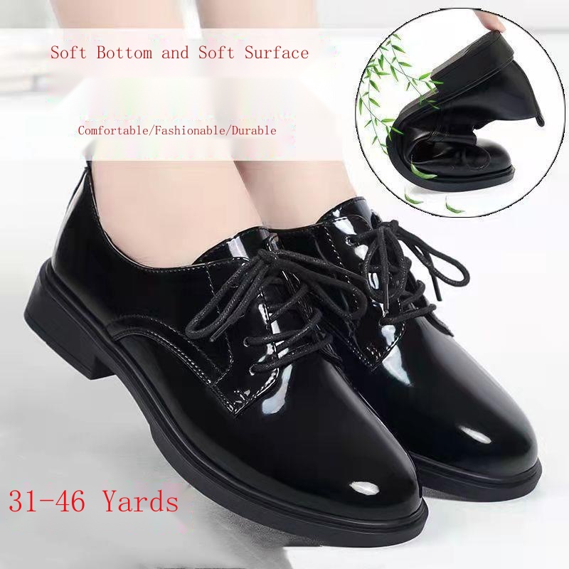 Giày Da Kiểu Anh Nhật Bản Size 32 33 34 Size 42 44 Cho Nữ