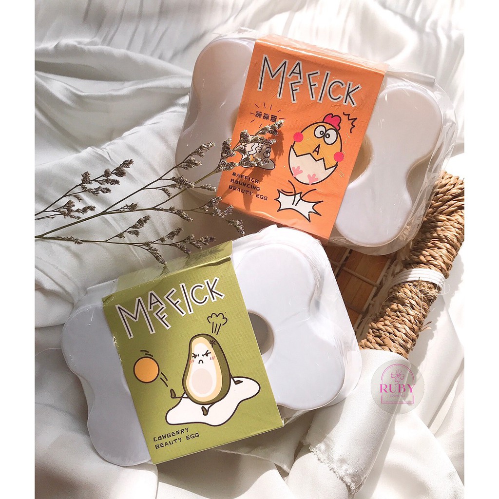 Set bông mút trang điểm gà con và quả bơ mềm mướt dễ tán, tặng 1 son kem khi mua hàng - rubycosmetics