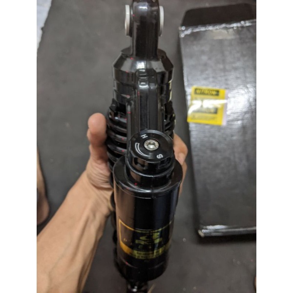 Phuộc RCB NITRON bình dầu full đen ty vàng dành riêng cho SHVN 38cm