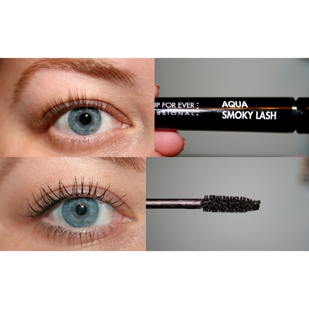 Make Up For Ever - Trang điểm mắt Aqua Smoky Waterproof Mascara Lash Extra Black 7Ml