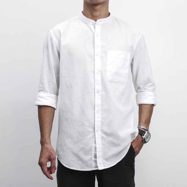 Áo somi đũi cổ trụ dài tay S.Soda | BigBuy360 - bigbuy360.vn