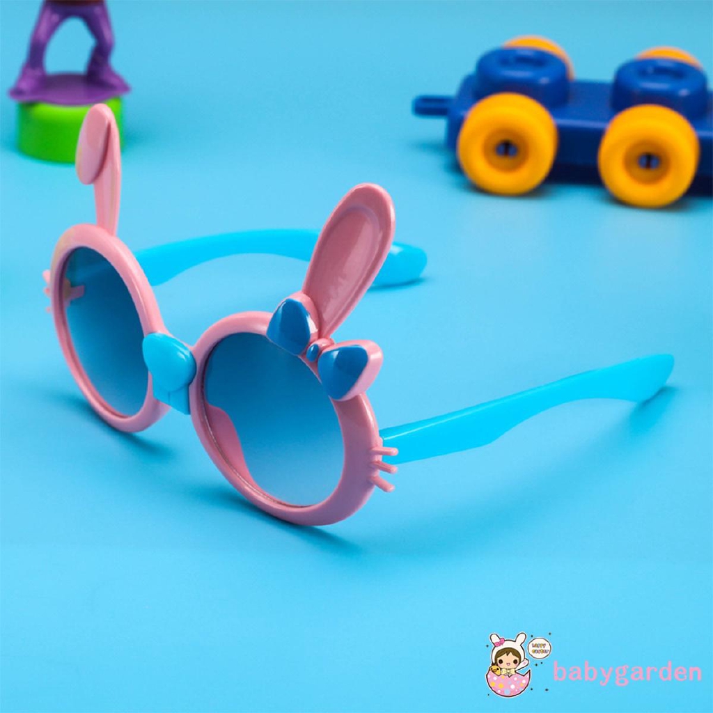 Kính mát chống tia UV hình tai thỏ đáng yêu dành cho bé
