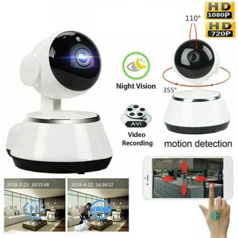 Camera Ip Wifi Không Dây 720p Hd V380