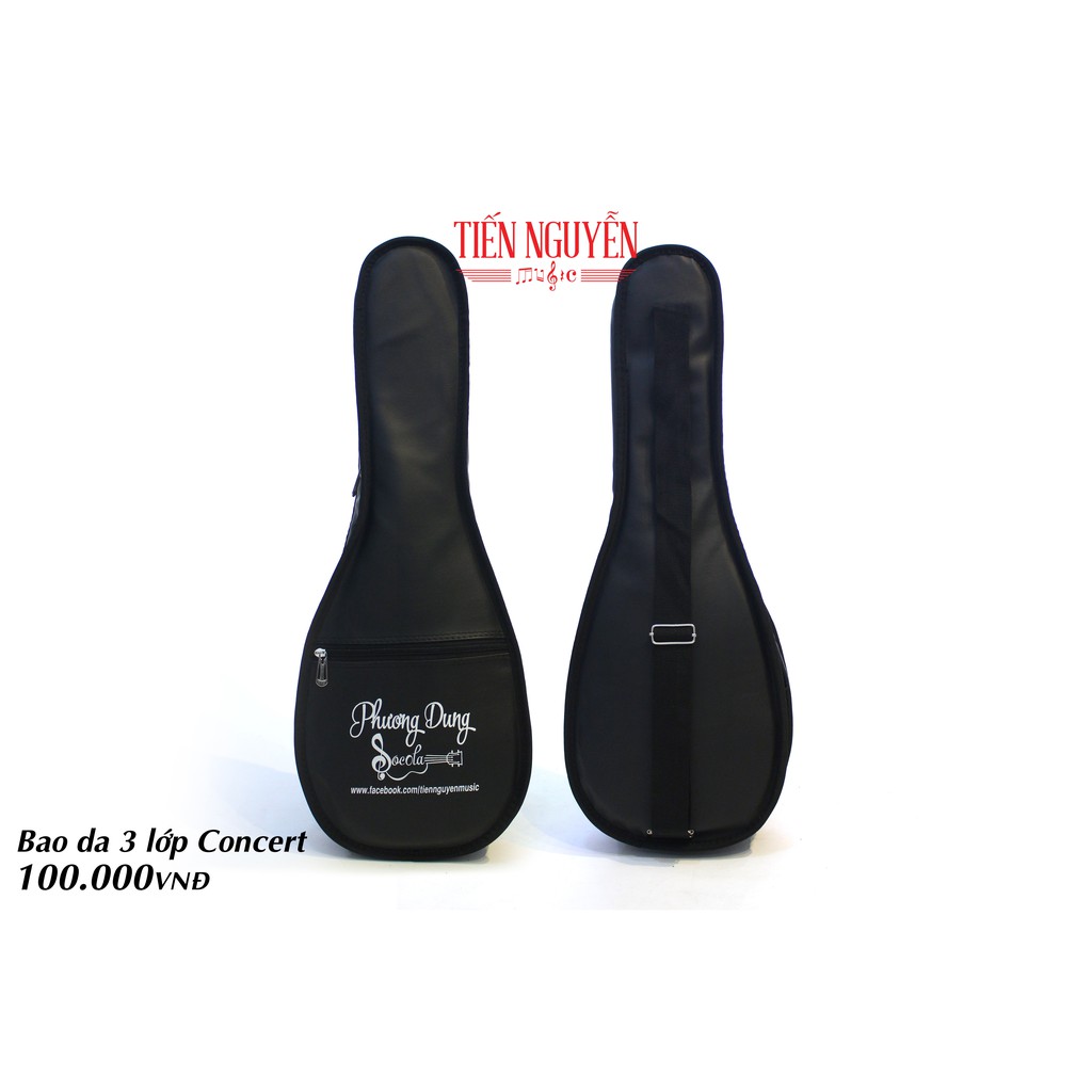 Đàn Ukulele Gỗ chính hãng BWS size Concert - Có viền Body