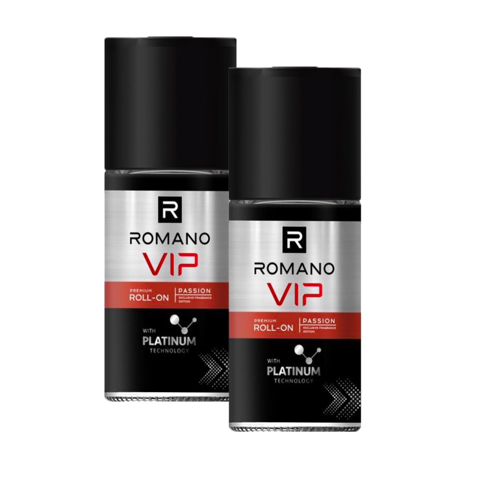 COMBO 2 lăn khử mùi Romano Vip Plantinum (50ml*2)