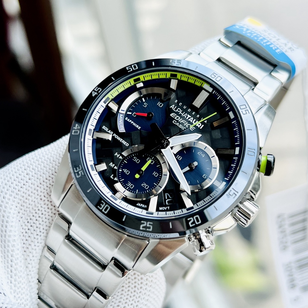 Đồng hồ nam Casio Edifice Limited EFS-S580AT-1A Dây thép - Kính Sapphire - Pin năng lượng Bảo hành 5 năm Hyma watch