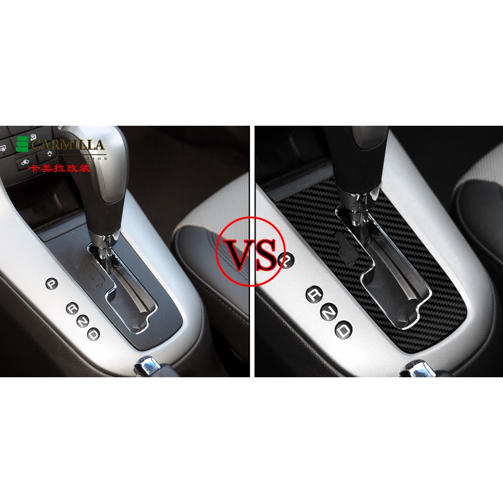 Miếng Dán Bảo Vệ Đầu Cần Số Xe Hơi Bằng Sợi Carbon Cho Chevrolet Chevy Cruze 2009-2015