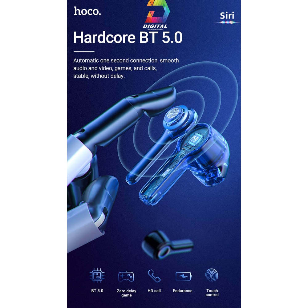 Tai Nghe Bluetooth TWS Hoco ES45 Chính Hãng Cảm Ứng Chạm