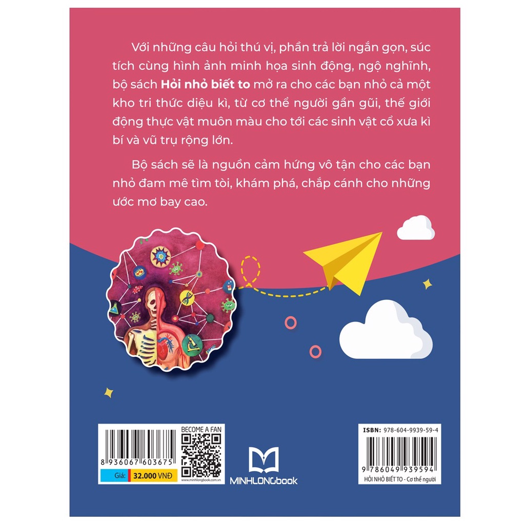 Sách: Hỏi nhỏ biết to - Cơ Thể Người - TSTN