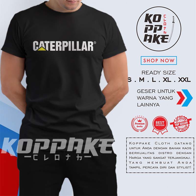 Áo Thun In Logo Caterpillar Độc Đáo Cá Tính