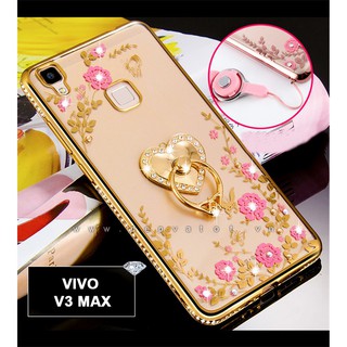 Ốp lưng Vivo V3 Max dẻo hình hoa