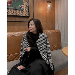 Áo khoác jacket dạ mỏng 3d nữ - Khoát kiểu dáng hotgirl bánh bèo tiểu thư cá tính hàn quốc ulzzang đẹp