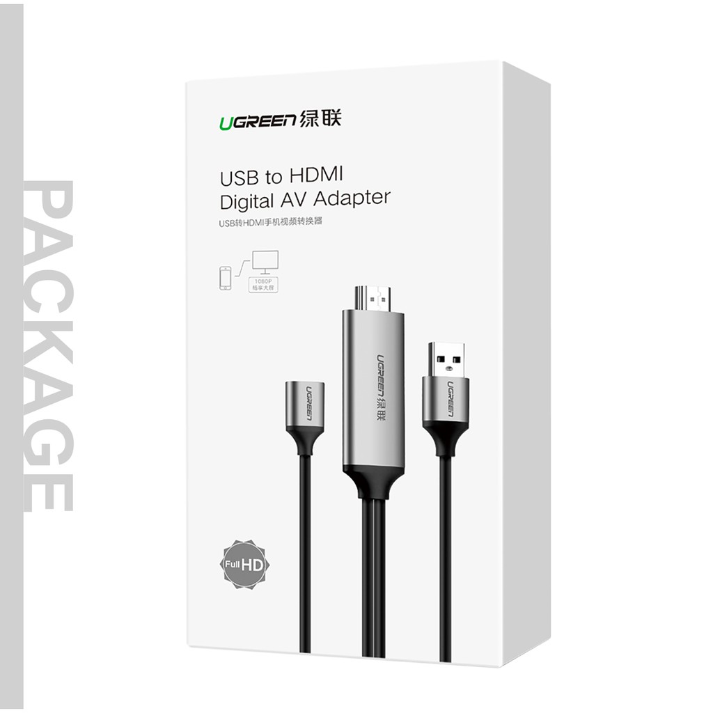 Cáp Kết Nối Điện Thoại với Tivi Full HD 1080p@60Hz Cao Cấp UGREEN
