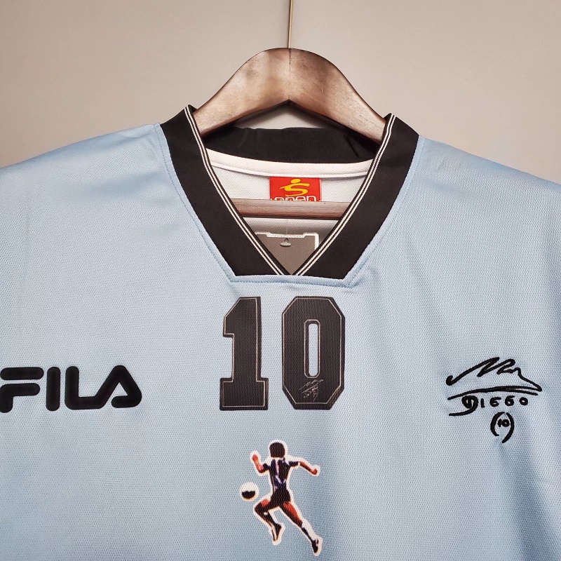 Áo Thun Thể Thao Tay Ngắn Phong Cách retro 2001 Maradona Size S-XXL
