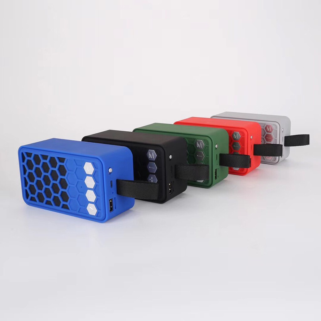 Loa Bluetooth HDY-G12 không dây thiết kế độc đáo âm thanh trung thực hỗ trợ thẻ nhớ , USB, có dây treo tiện lợi