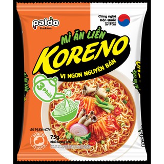 Mì ăn liền Koreno (Bò cay/Kim chi)
