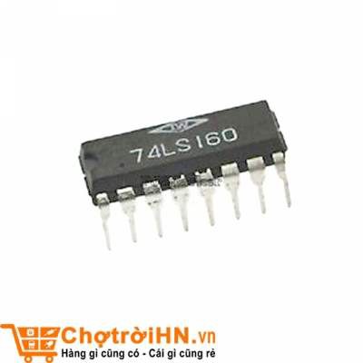 Chíp 74LS160 Decade Counter with Asynchronous Clear DIP16