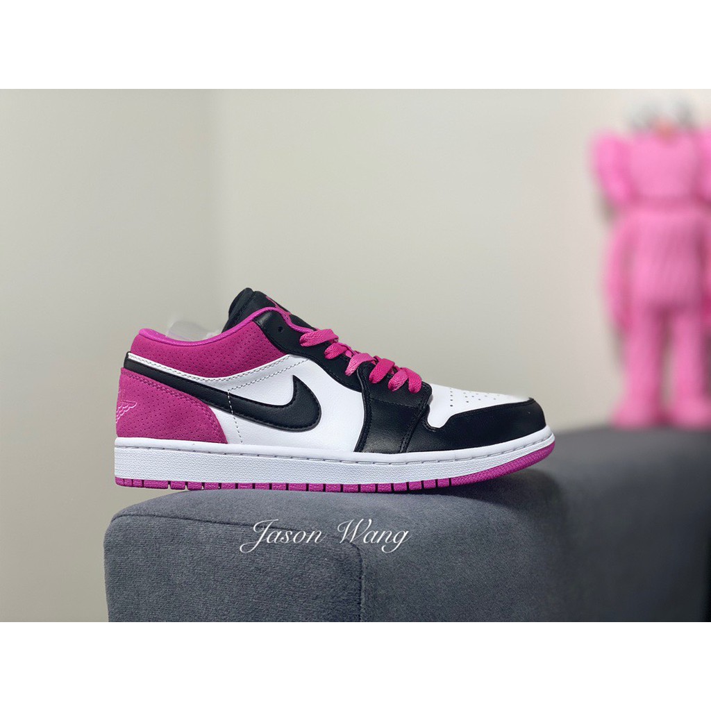 [ 𝙊𝙍𝘿𝙀𝙍 ] Giày Air Jordan 1 màu hồng đen