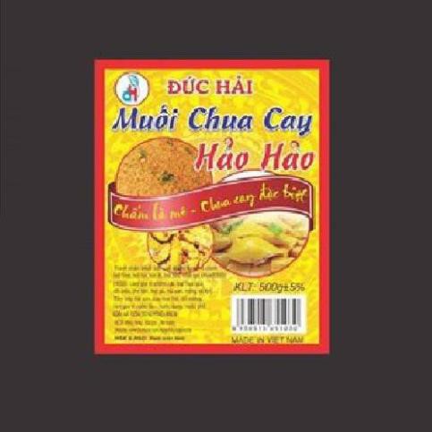 MUỐI CHUA CAY HẢO HẢO THƯƠNG HIỆU ĐỨC HẢI GÓI 250GR