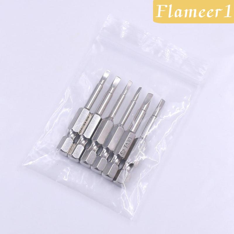 Bộ 6 Đầu Tua Vít Tam Giác 1 / 4 &quot;50mm Chuyên Dụng Cho Sửa Chữa Đồ Chơi