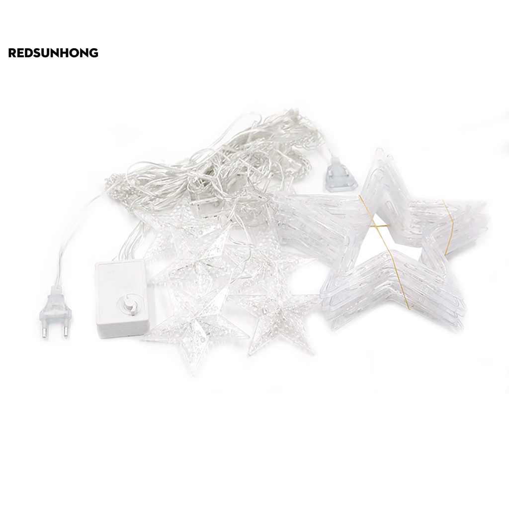 Rèm cửa trang trí phòng ngủ hình trăng sao phích cắm US/EU