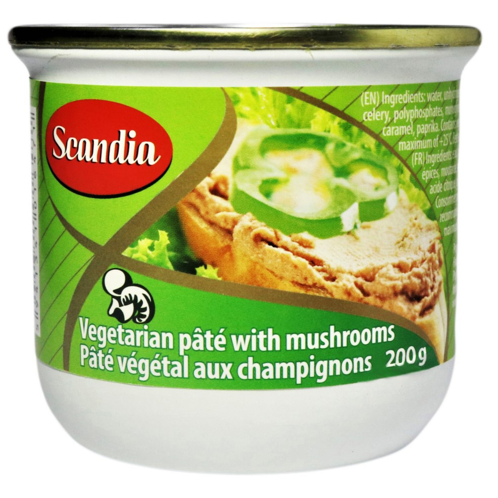 Pate chay nấm Scandia nhập khẩu Canada hộp 200g