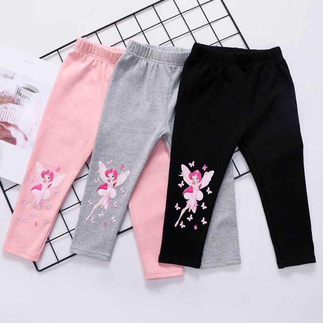 Quần legging cotton len chất đẹp bé gái ( loại 1)