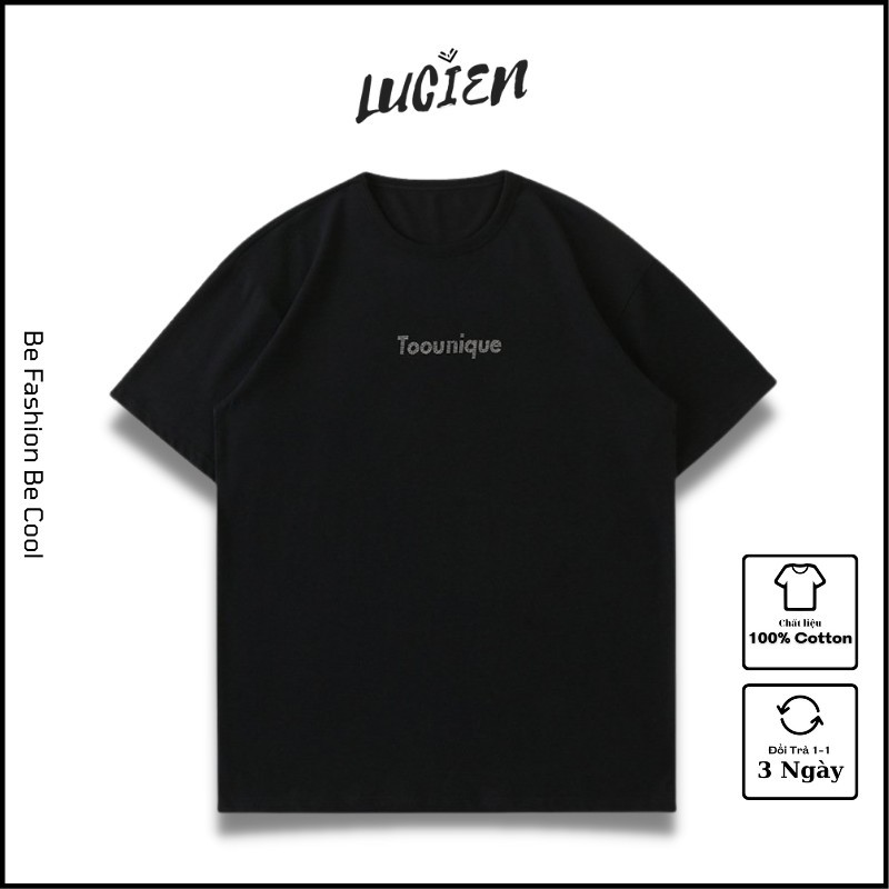 Áo phông form rộng Toounique chất liệu cotton cho nam nữ, Áo unisex phong cách Ulzzang Lucien Official | BigBuy360 - bigbuy360.vn
