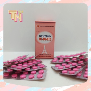 Trivitamin 3B hộp 100 viên nén - Bổ sung vitamin B1- B6 - B12