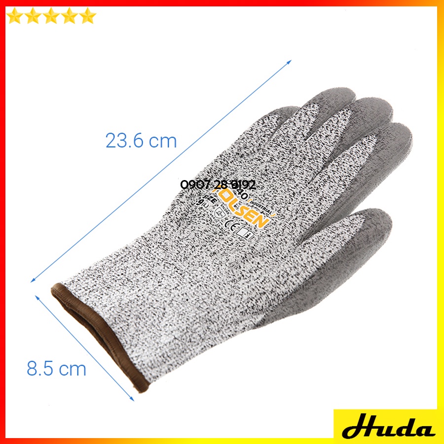 Bao găng tay chống cắt 9'' 10'' Tolsen