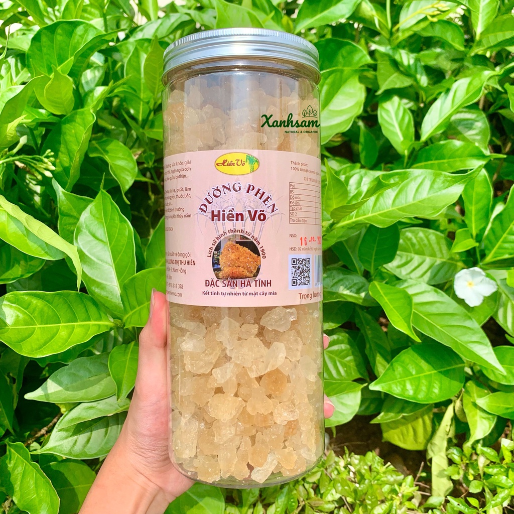 Đường Phèn Hiền Võ Đặc Sản Hà Tĩnh 500gr 1kg - Xanhsam Organic