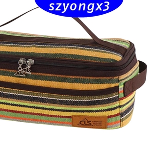 [HeatWave]  Camping Tableware Cutlery Storage Case Chopstick Spoon Fork Bag