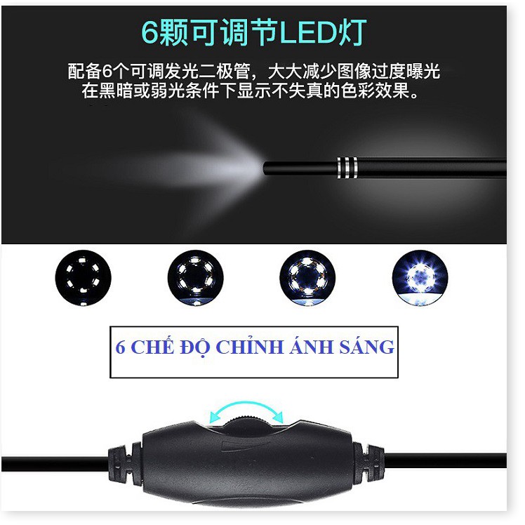 Dụng Cụ Lấy Ráy Tai Có Camera 3 Trong 1, Nội Soi Tai, Mũi Họng - Có App Kết Nối Với Điện Thoại full HD