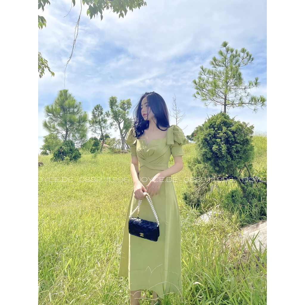 VÁY CỔ VUÔNG TAY BỒNG DÁNG XOÈ | BigBuy360 - bigbuy360.vn