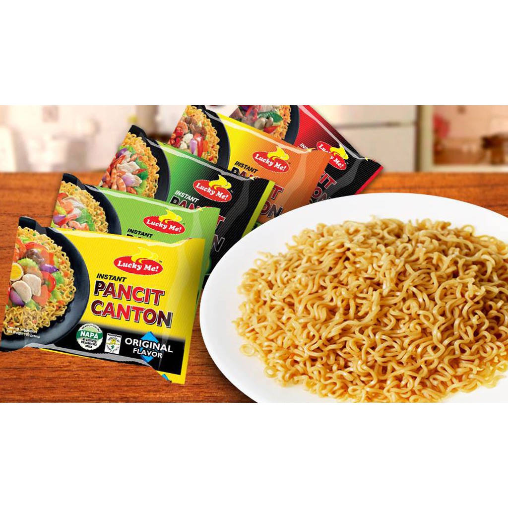 Mì tôm hiệu Lucky Me Instant Pancit Canton Sweet &amp; Spicy 80gr