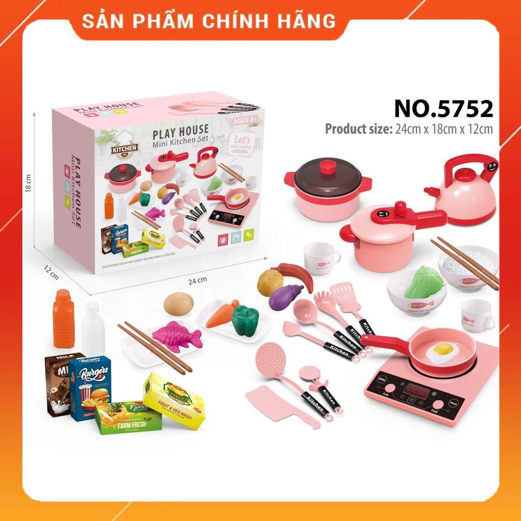 Bộ Đồ Chơi Nhà Bếp Nấu Ăn Play House Mini Kittchen Set 36 Chi Tiết Cho Bé