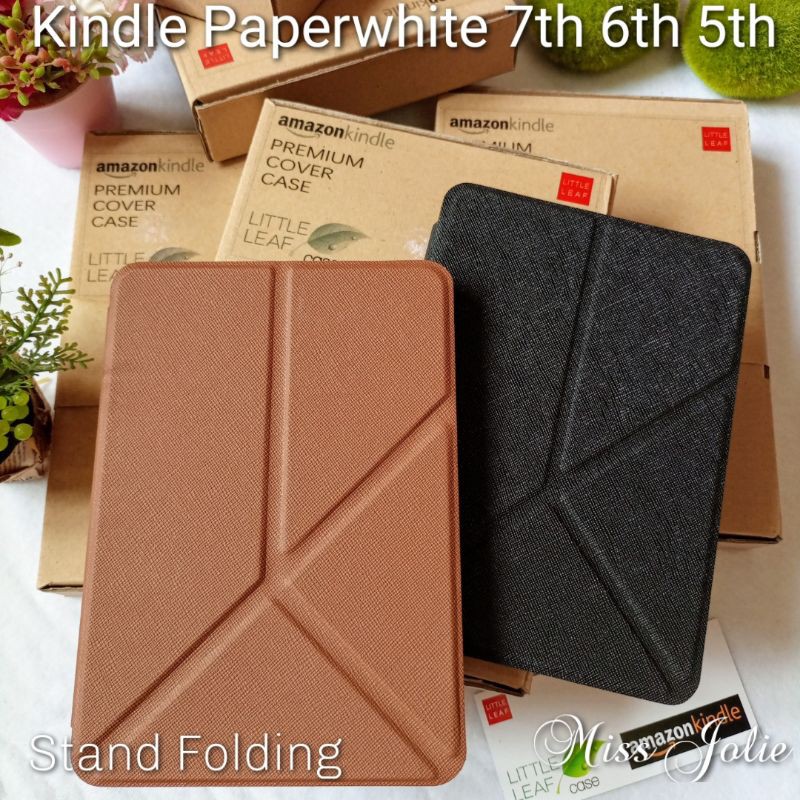 Ốp Máy Đọc Sách Gấp Origami Có Giá Đỡ Cứng Cho Kindle Paperwhite 7th 6th 5th Kpw 3 2 1