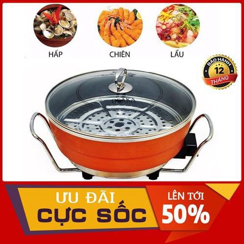 Nồi Lẩu Kiêm Chảo Điện đa năng Osaka Nhật Bản Hàng Chính Hãng Cao Cấp💥SIÊU HOT💥