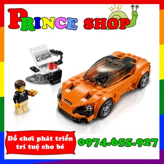 Mô hình lắp ráp xe đua speed champions mclaren 720s lari/bela 10776