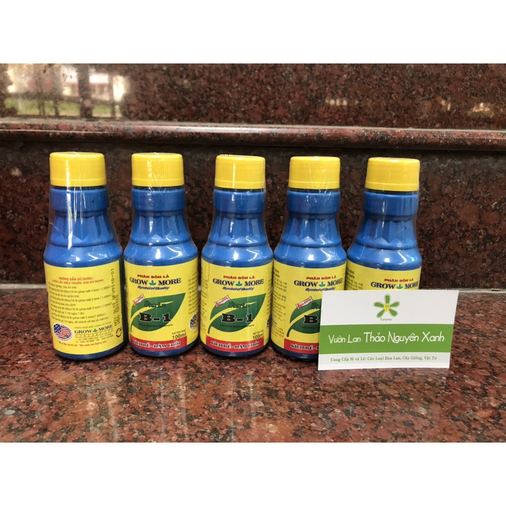 Vitamin B1 100ml Cho Lan - Điều Hòa Nước Và Chất Dinh Dưỡng Cho Cây Phát Triển Tốt Nhất