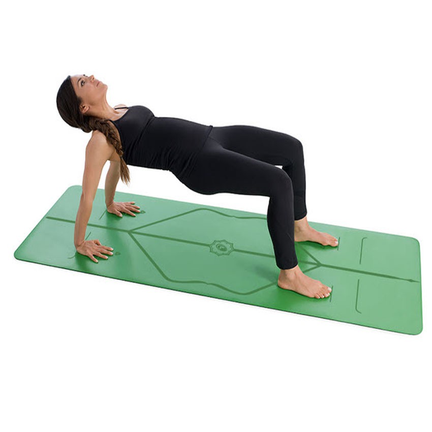 Thảm tập yoga định tuyến TPE 6mm, thảm yoga định tuyến cao su, thảm yoga định tuyến cao cấp, thảm định tuyến 2 lớp TPE